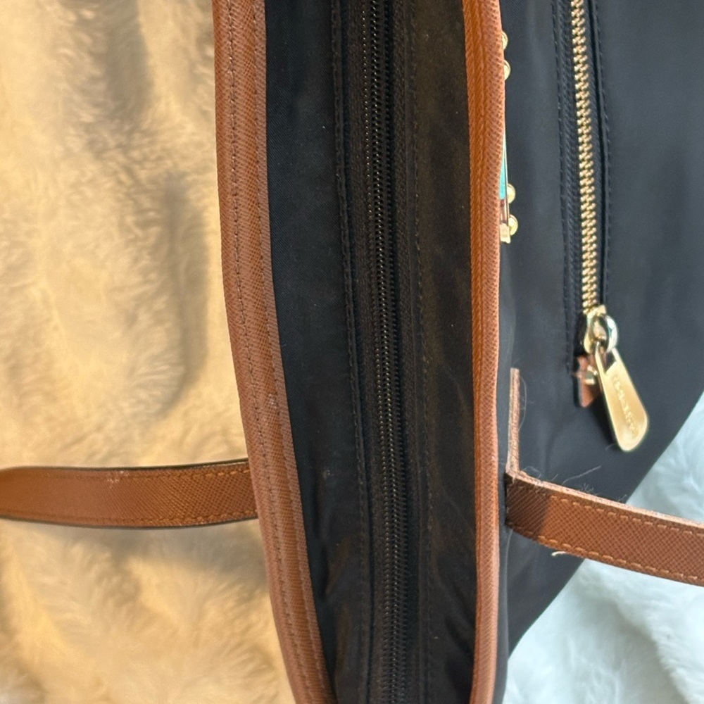 Michael Kors Black and Brown Tote Bag Classic Design - Picture 10 of 12